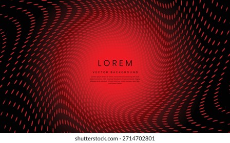 Fondo abstracto de semitono rojo y negro oscuro para fondo o presentación