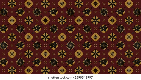 dark red black traditional flower custom made motif batik floral fabric carpet print pattern art wallpaper wide background