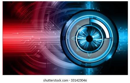 Dark red blue Light Abstract Technology background for computer graphic website internet business. circuit. vector illustration. infographics. motion move blur.neon. pixel. eye