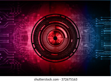 dark red blue Light Abstract Technology background for computer graphic website internet business. circuit. illustration.digital.infographics. binary code. www.motion move blur. eye scan virus. vector