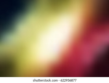Dark Red, blue, yellow vector abstract blurred background. Blurry abstract design. The textured pattern can be used for background. 