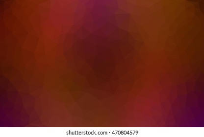 Dark red blurry triangle background. Triangular geometric sample with gradient.  Brand-new style for your business design.