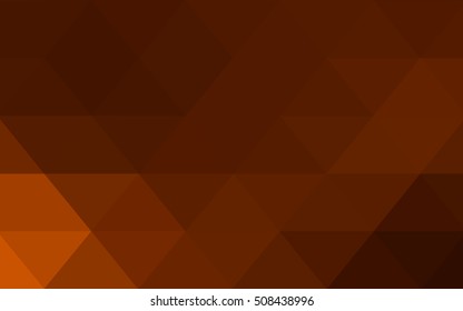 Dark red blurry triangle background. Colorful abstract illustration with gradient. The textured pattern can be used for background.