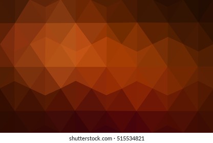 Dark red blurry triangle template. Shining colored illustration in a brand-new style. The polygonal design can be used for your web site.