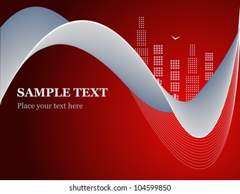 Dark red business background