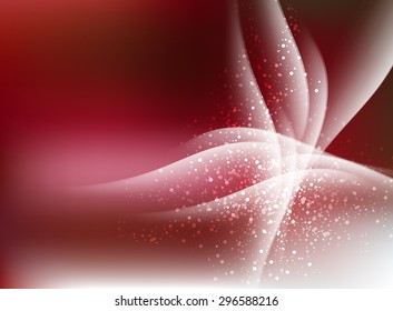 Dark red christmas background with snow white wind and blizzard mesh background vector
