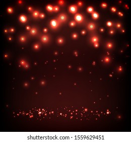 Dark Red Christmas Glitter Background