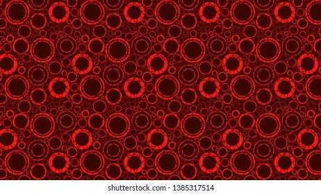 Dark Red Circle Pattern Background Vector Illustration