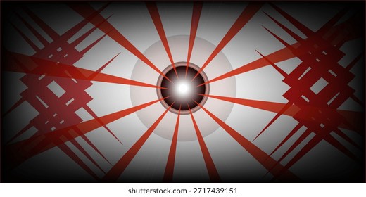 rojo oscuro Ilustración de la onda del círculo de la tecnología de fondo de la computadora de la red de Internet con número binario, estilo. Información. desenfoque de movimiento. píxel. Dígito binario. número. Web wabsite tech