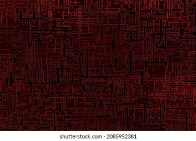 Dark red city map futuristic metallic