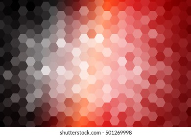dark red color hexagon background. vector illustration. for design, wallpaper, brochure