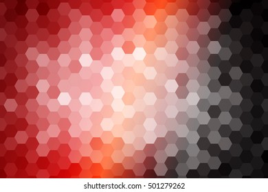 dark red color hexagon background. vector illustration. for design, wallpaper, brochure