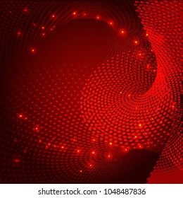 dark red color Light Abstract Technology background for computer graphic website internet and business. circuit. vector illustration. abstract. motion move neon.