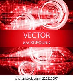Dark red color Light Abstract Technology background for computer graphic website internet. circuit. text box. card. label.