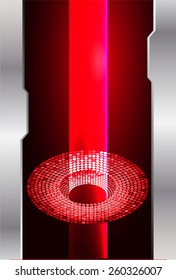 Dark red color Light Abstract Technology background for computer graphic website internet. circuit. silver. 