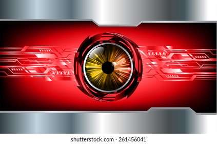 dark red color Light Abstract Technology background for computer graphic website internet and business. circuit. silver background. text box. label. card. orange eye.
