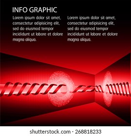 dark red color Light Abstract Technology background for computer graphic website internet and business. circuit. vector illustration. text box. label. card. banner