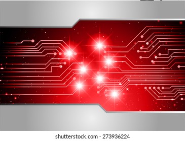 dark red color Light Abstract Technology background for computer graphic website internet and business. circuit. vector illustration. silver. infographics. stars