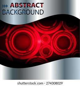 dark red color Light Abstract Technology background computer graphic website internet and business. circuit. vector illustration. text box. Brochure. banner flyer magazine Design label. infographic