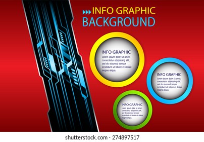 dark red color Light Abstract Technology background computer graphic website internet and business. circuit. vector illustration. text box. Brochure. card. banner flyer magazine. Design label. circle