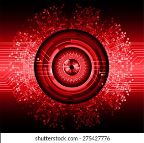 dark red color Light Abstract Technology background for computer graphic website internet and business. circuit. vector illustration. infographics. pixel. mosaic. table.  eye. eyeball.