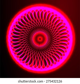 dark red color Light Abstract Technology background for computer graphic website internet and business. black background.