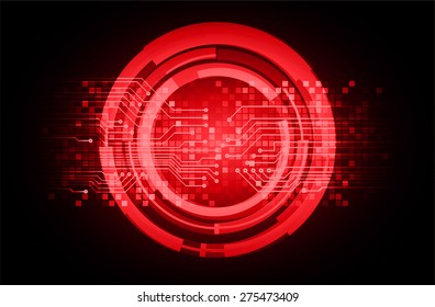 dark red color Light Abstract Technology background for computer graphic website internet and business. circuit. vector illustration. infographics. pixel. mosaic. table.