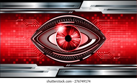 dark red color Light Abstract Technology background for computer graphic website internet and business. circuit. vector illustration. pixel. mosaic. infographics. eye. eye ball.