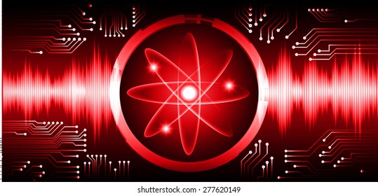 dark red color Light Abstract Technology background for computer graphic website internet and business. circuit. vector illustration. silver. infographics. molecule atom electron