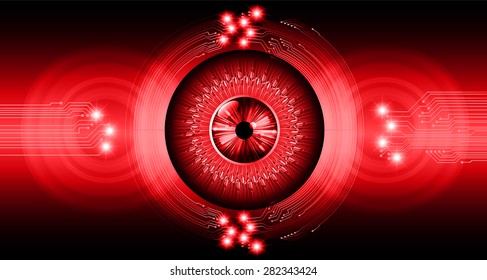dark red color Light Abstract Technology background for computer graphic website internet and business. circuit. vector illustration. silver. infographics. stars. eye