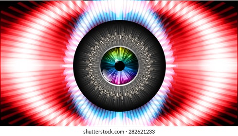 dark red color Light Abstract Technology background for computer graphic website internet and business. circuit. vector illustration. abstract digital . infographics. eye