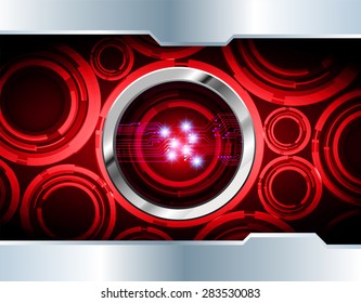 dark red color Light Abstract Technology background for computer graphic website internet and business. circuit. vector illustration. abstract digital . silver.