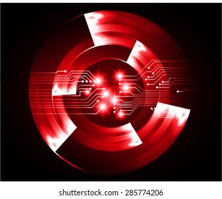 dark red color Light Abstract Technology background for computer graphic website internet and business. circuit. vector illustration. abstract digital. infographics. spark, sparkle