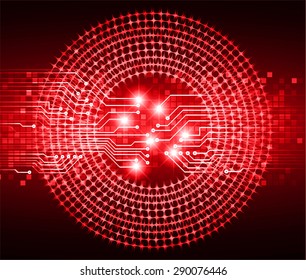 dark red color Light Abstract Technology background for computer graphic website internet and business. circuit. vector illustration. abstract digital. infographics. Spark. pixel