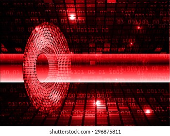 dark red color Light Abstract Technology background for computer graphic website internet and business. circuit.vector illustration. abstract digital . infographics.cyber. motion pixel move.zero one
