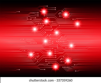 color rojo oscuro fondo de Tecnología Abstractas claro para Sitio web gráfico por computadora internet y negocios. circuito. Ilustración vectorial. abstracto. infografías. movimiento blur.neon. Chispa