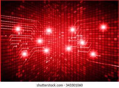 dark red color Light Abstract Technology background for computer graphic website internet and business. circuit. illustration. digital. infographics. binary code background. www. vector.one. zero.