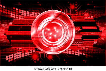 Dark red color Light Abstract Technology background for computer graphic website internet and business. circuit. vector illustration. infographics. motion move blur.neon. pixel. eye scan virus
