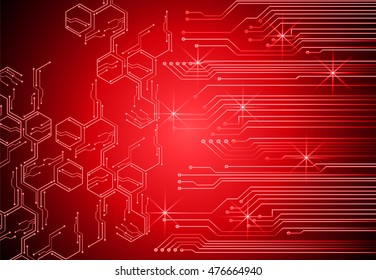 dark red color Light Abstract Technology background for computer graphic website internet and business. circuit board. illustration. digital. infographics. binary code