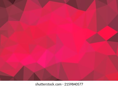 dunkelroter mehrfarbiger Hintergrund oder Rahmen. Abstrakter geometrischer Hintergrund des Rechtecks. Geometrisches Design für Geschäftspräsentationen oder Web