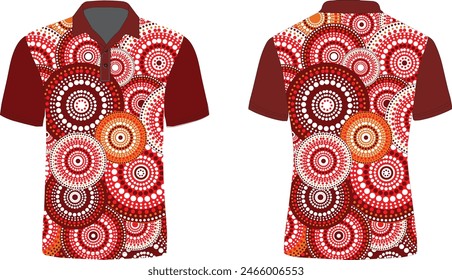 Dark red color with print ready dot pattern art.