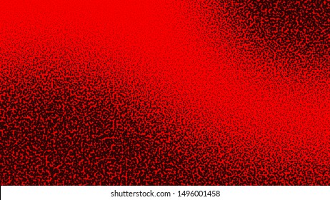 Dark red comic pop art background with halftone dots design, vector illustration template