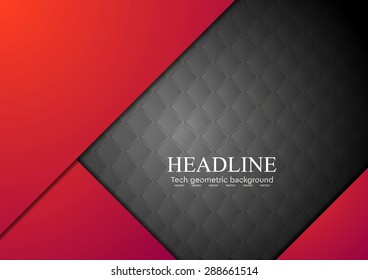 Dark red corporate abstract background. Vector art design