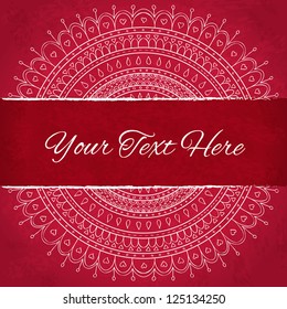 Dark red cover template. Vector image