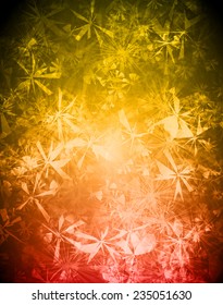 Dark red Defocused Light, Flickering Lights, Vector abstract festive background with bokeh defocused lights. 