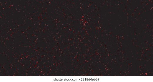 Dark Red Dust Grain Texture Vector Background With Distressed Vintage Noise Overlay And Abstract Grunge Surface Style