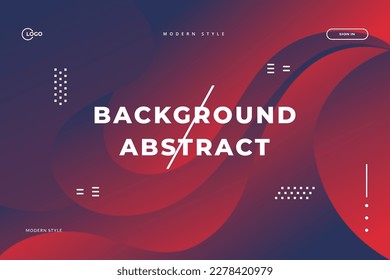 Dark Red dynamic 3D background with modern fluid shape concept and minimalist poster suitable for various design media, including banner, web, header, cover, billboard, flyer, and social media