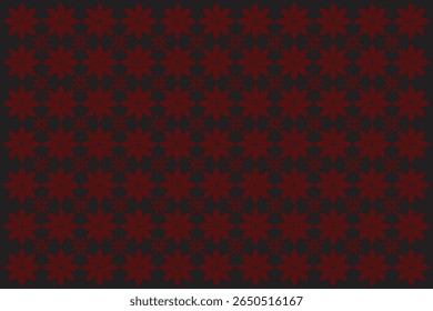 
Dark Red Floral Pattern Background