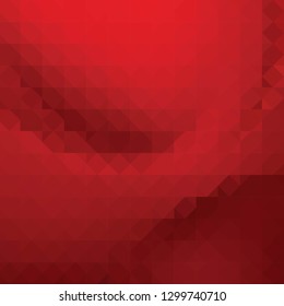 dark red geometric background. mosaic style. origami