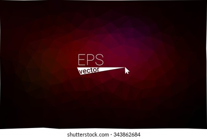 Dark red geometric rumpled triangular low poly origami style gradient illustration graphic background. Vector polygonal design for your business. Dark red geometric rumpled triangular low poly origami style gradient illustration graphic background. Vector polygonal design for your business.